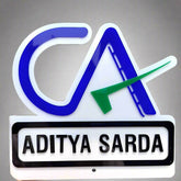 CA table top | Acrylic Table Top | Best gift for CA | CA Desk Plate | Gift For CA | Cooperative Gift - BBD GIFTS